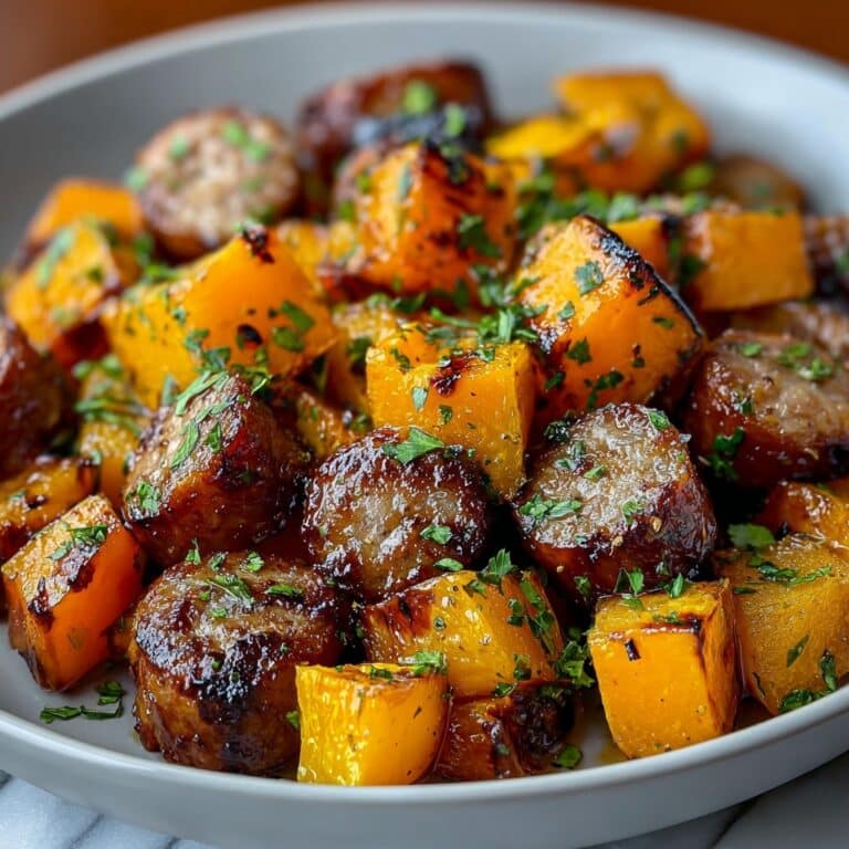 Sausage Sweet Potatoes Honey Garlic Recipe