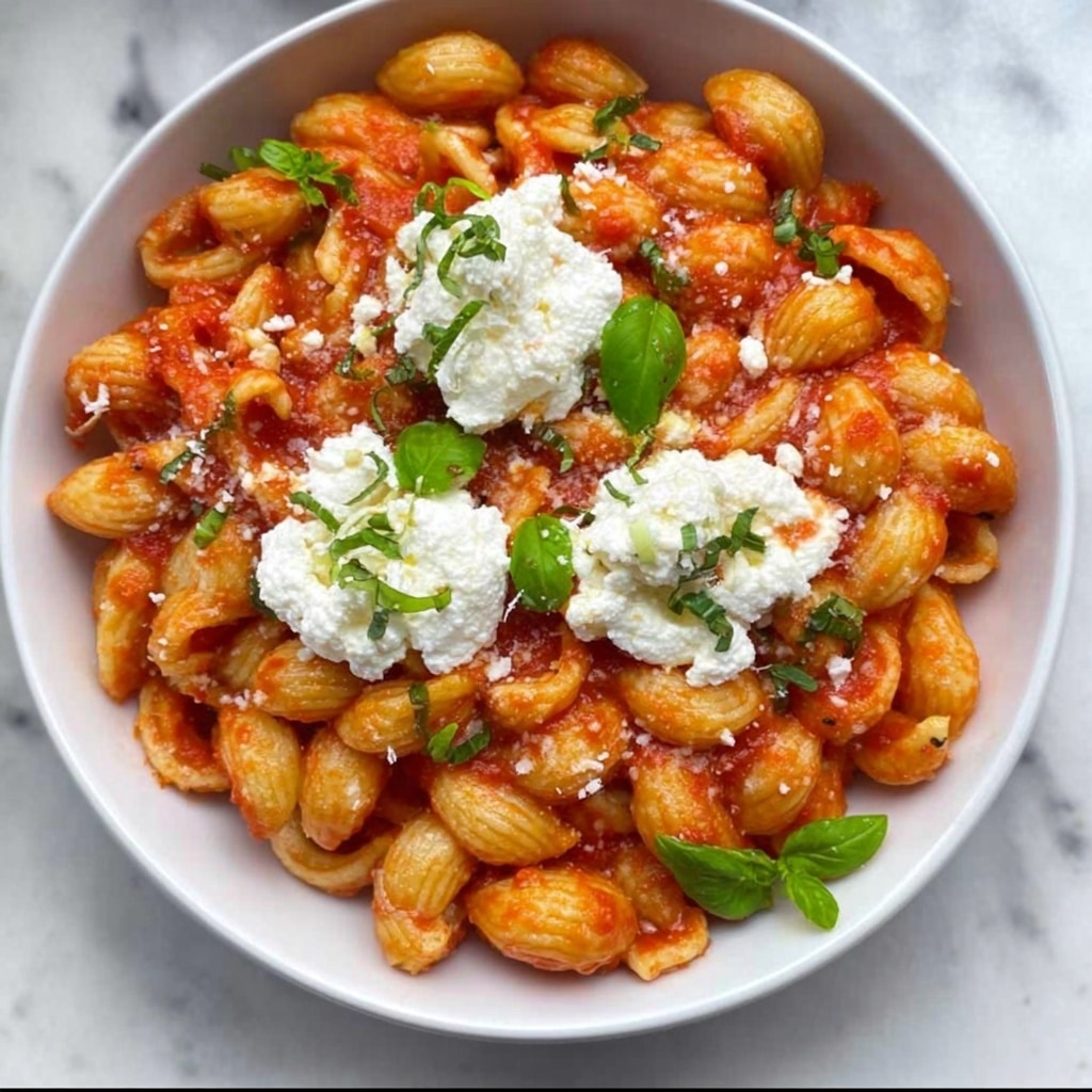 Sweet Garlic Tomato Basil Casarecce Recipe