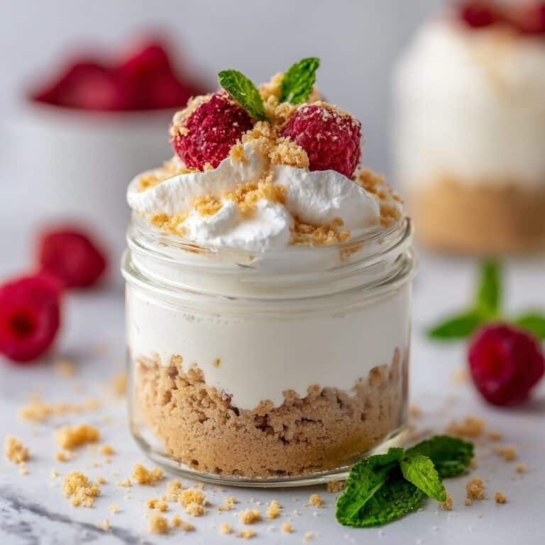 High-Protein Cheesecake Jars Recipe