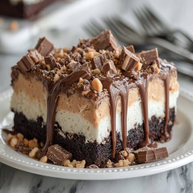 Snickers Poke Cake Recipe