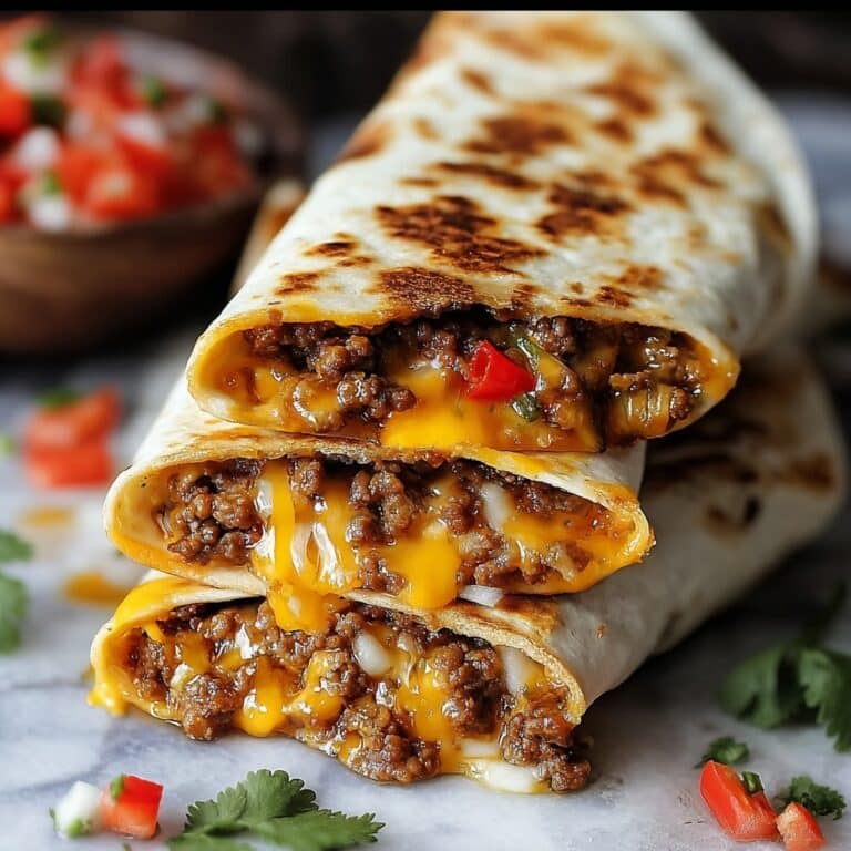 Nacho Cheese Beef Wrap Recipe
