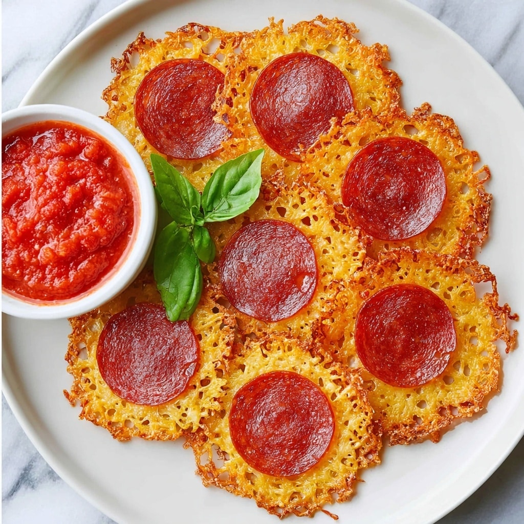Pepperoni and Cheese Crisps Recipe