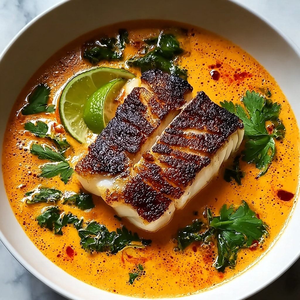 Thai-Style Coconut Lime Fish Soup Recipe