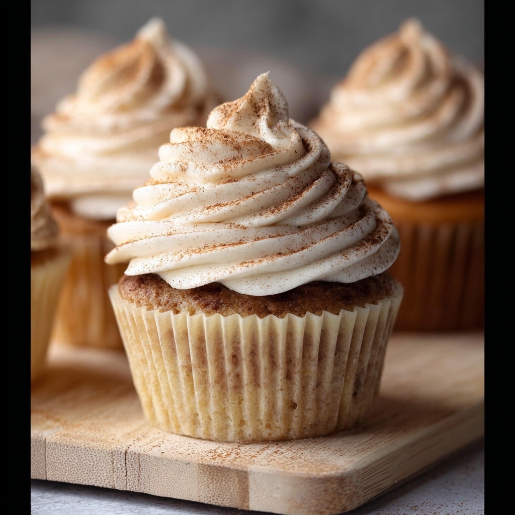 Snickerdoodle Cupcakes with Cinnamon Swirl Frosting Recipe