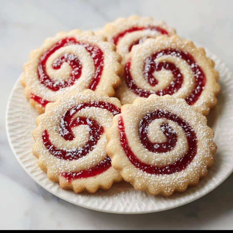 Raspberry Swirl Shortbread Cookies Recipe