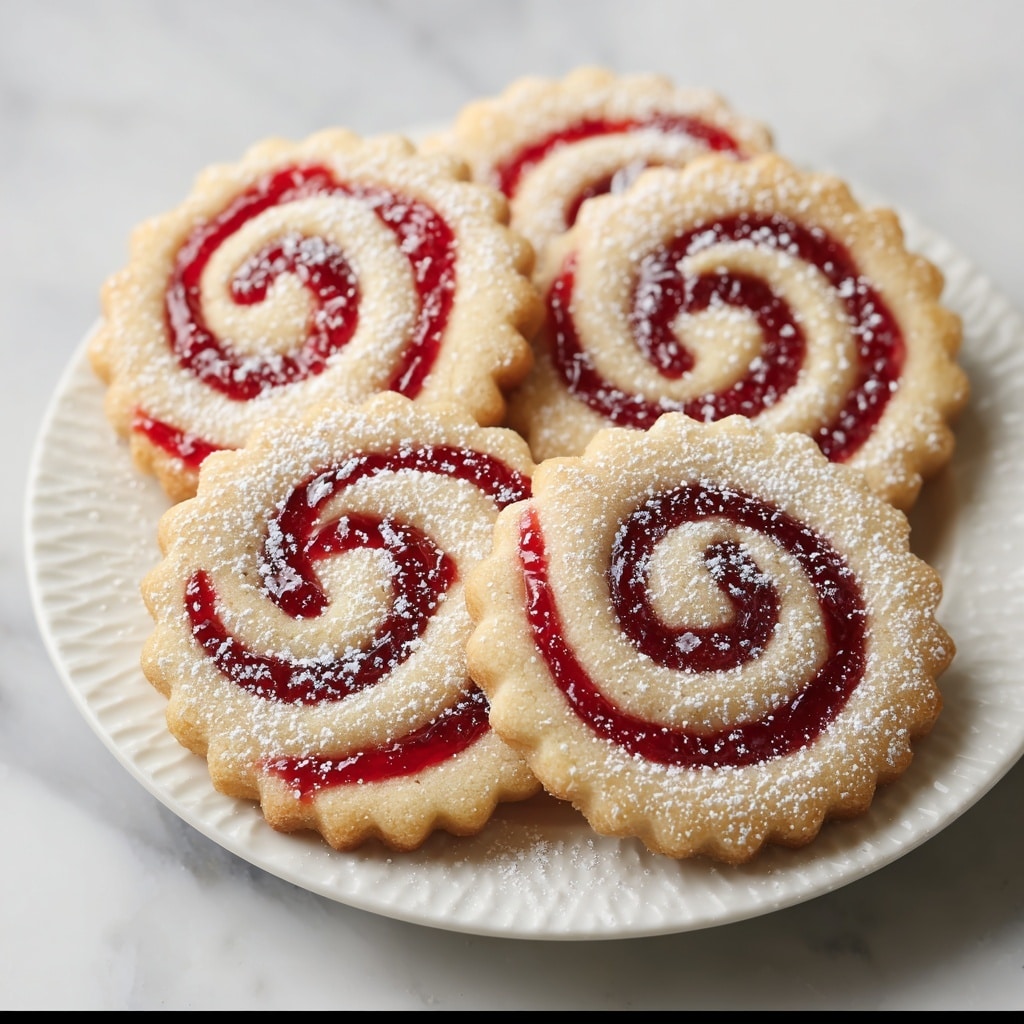 Raspberry Swirl Shortbread Cookies Recipe