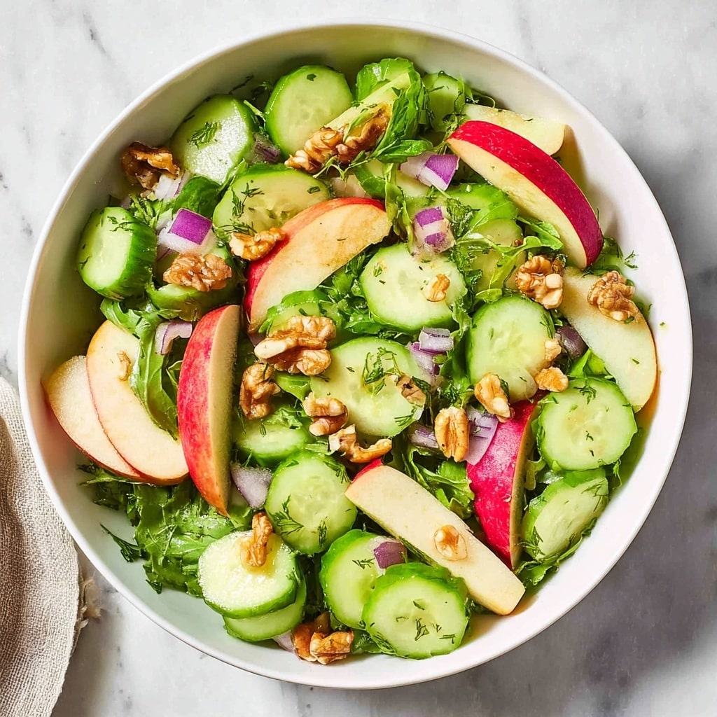 Crunchy Cucumber and Apple Salad Recipe