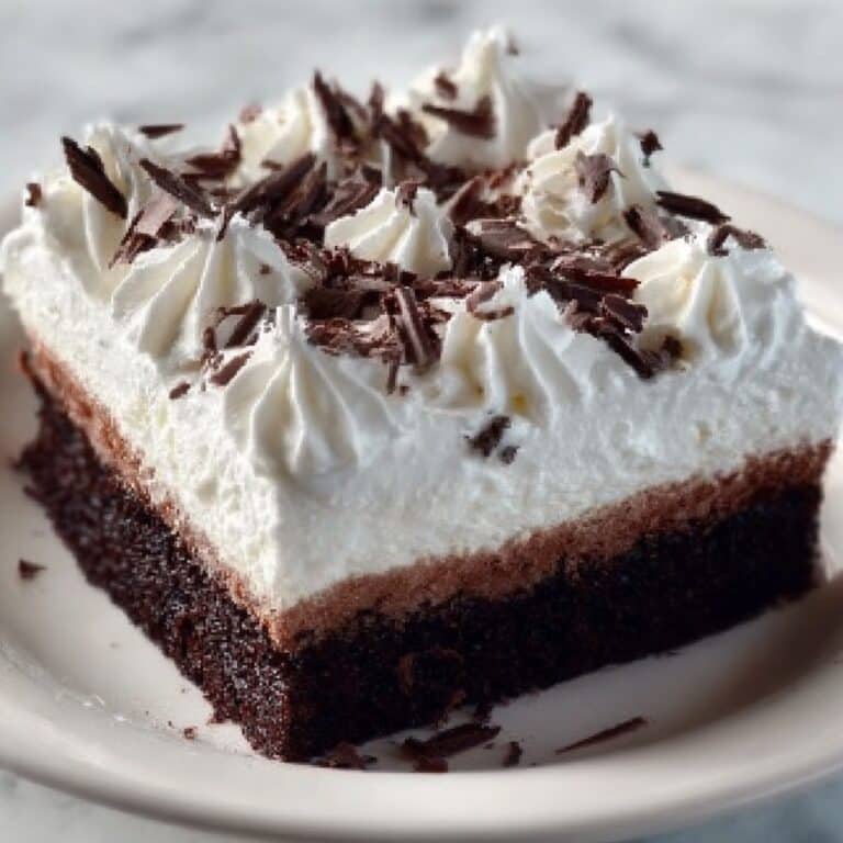 Brownie Refrigerator Cake Recipe