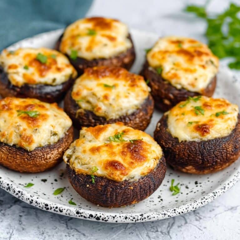 Air Fryer Stuffed Mushrooms Recipe