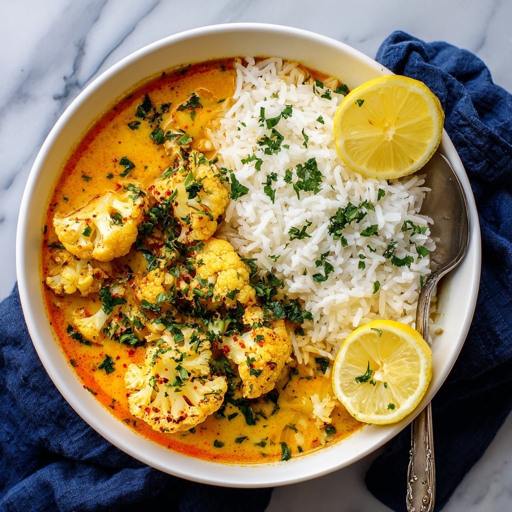 Vegan Cauliflower Curry Recipe - Recipe Image