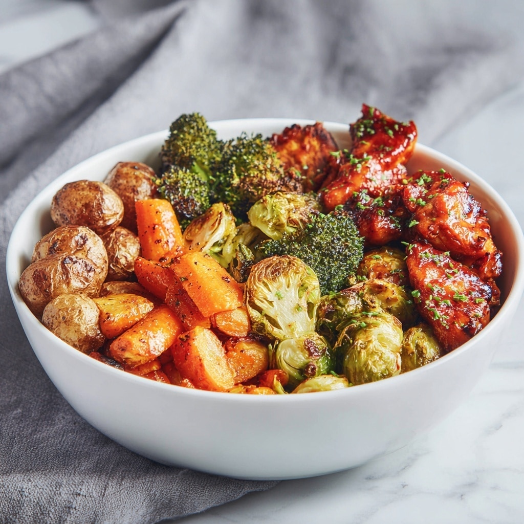 Skinny Chicken and Roasted Potato Bowl Recipe