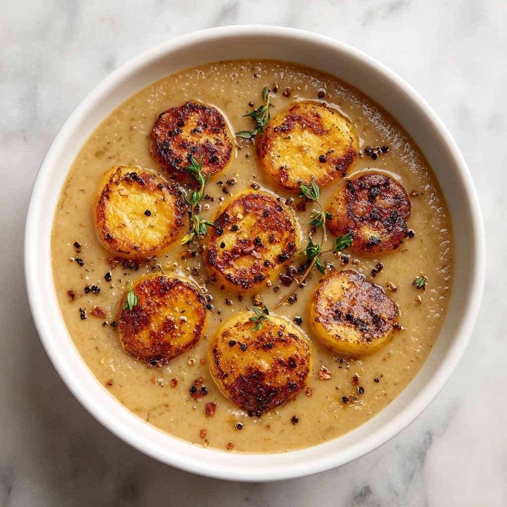 Creamy Roasted Garlic Potato Soup Recipe