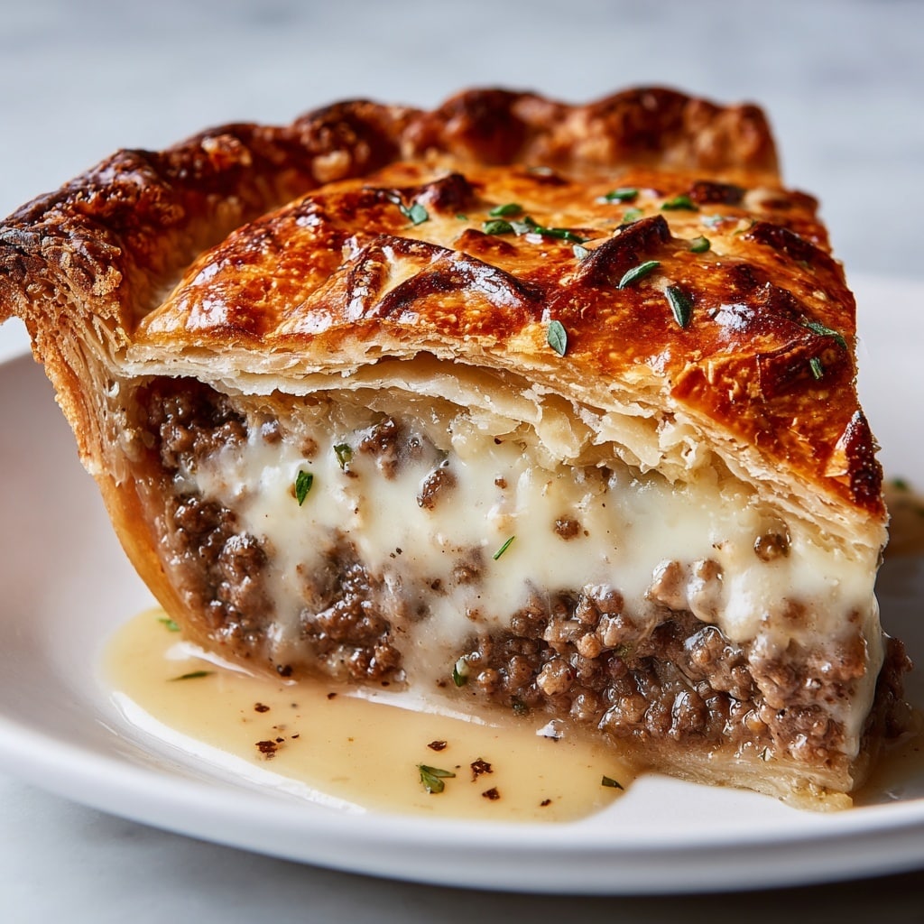 Sausage Gravy and Biscuit Pie Recipe - Recipe Image