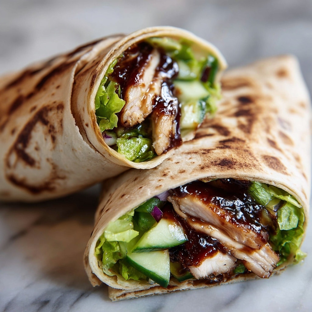Hawaiian BBQ Chicken Wraps Recipe