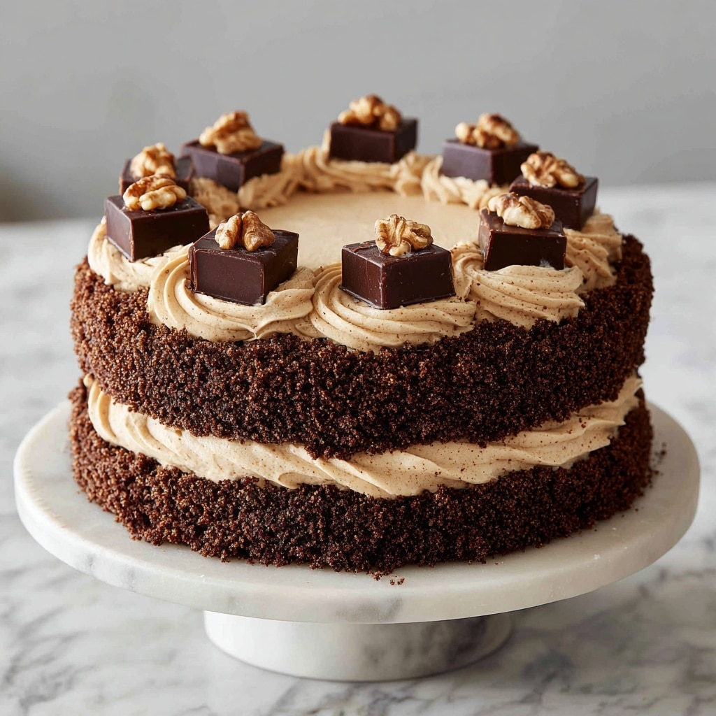 Peanut Butter Chocolate Layer Cake Recipe