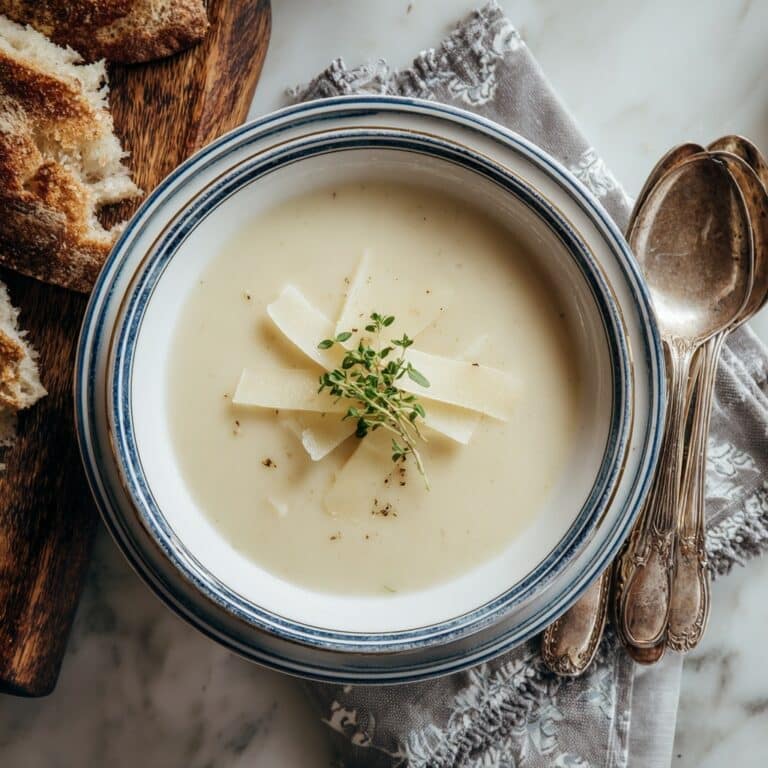 Creamy Roasted Garlic Soup Recipe