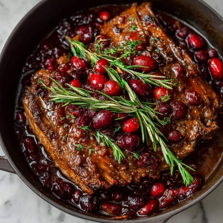 Cranberry Balsamic Roast Beef Recipe