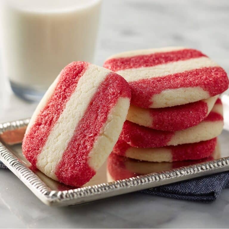 Striped Peppermint Sandwich Cookies Recipe