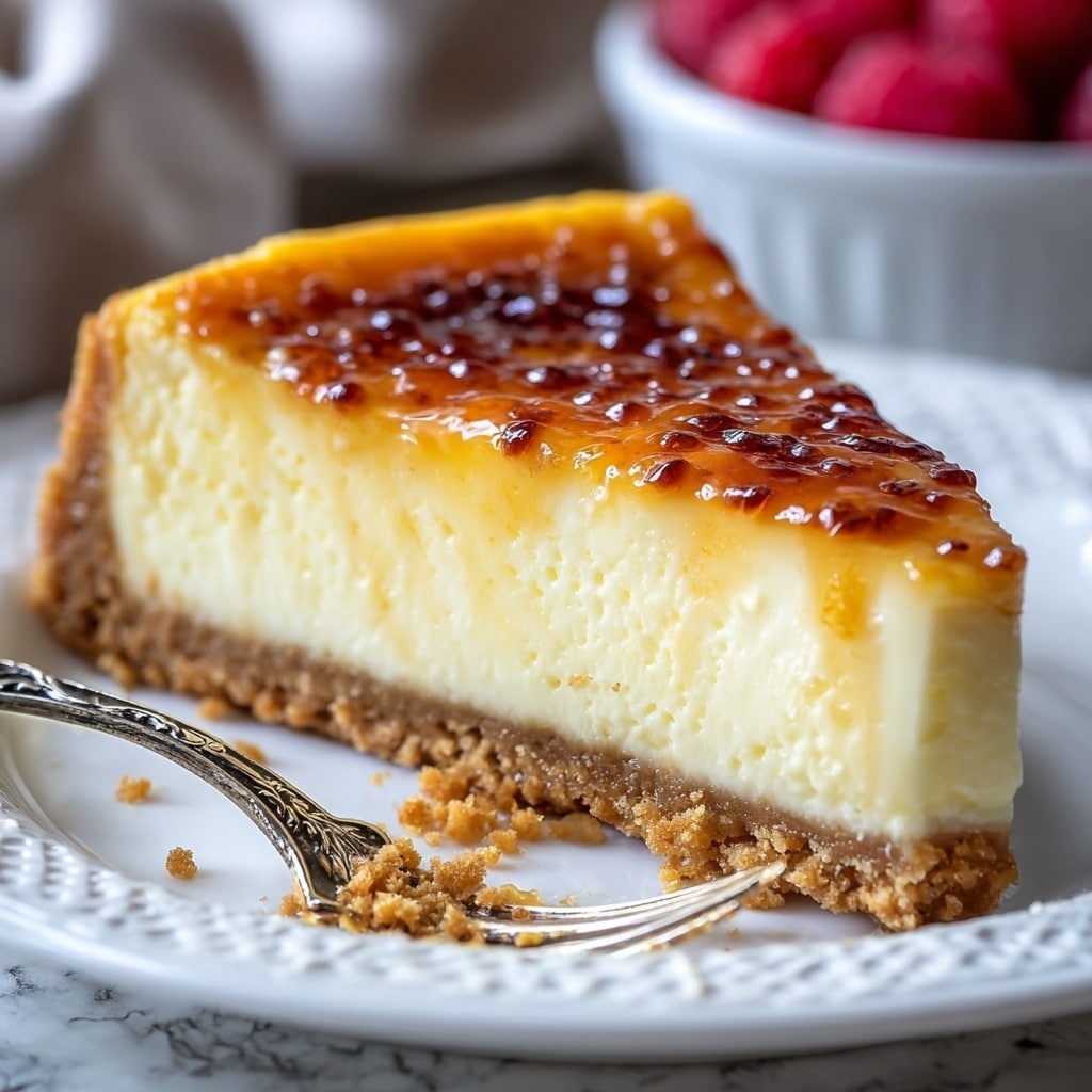 Crème Brûlée Cheesecake Recipe - Recipe Image