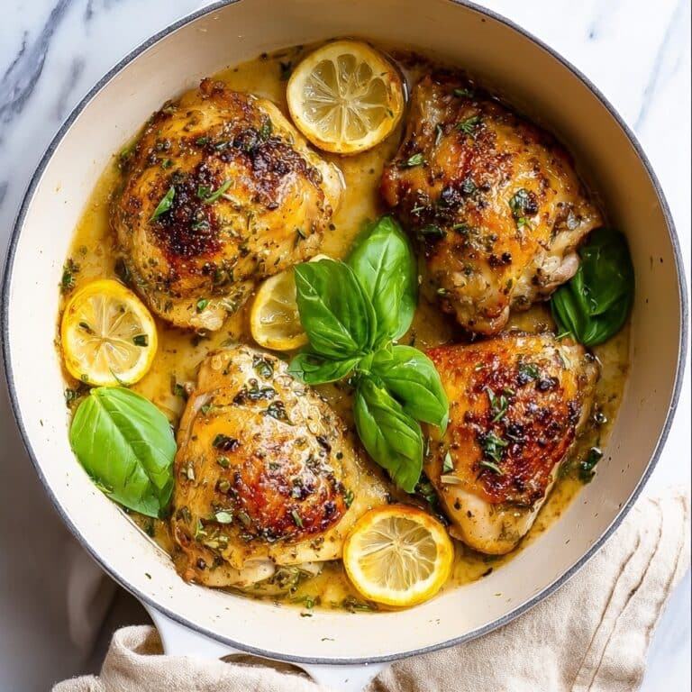One-Pan Lemon Basil Chicken Recipe