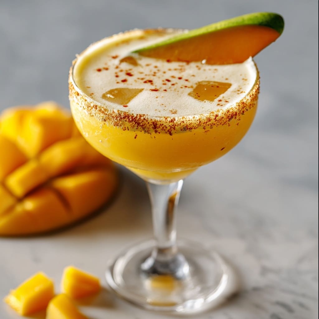 Hot Honey Mango Tajín Margarita Recipe