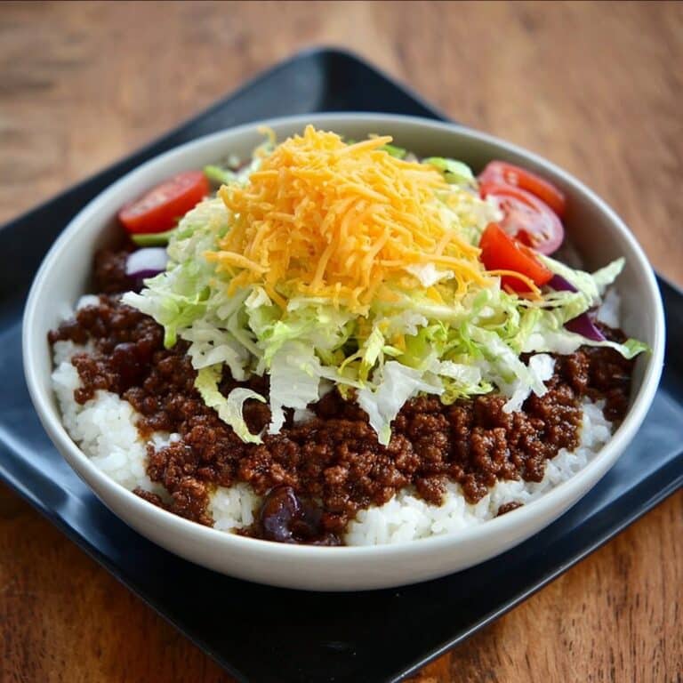 Cheesy Taco Rice Skillet Recipe