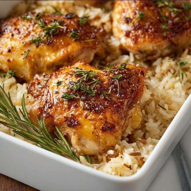 Oven-Baked Chicken and Rice Recipe