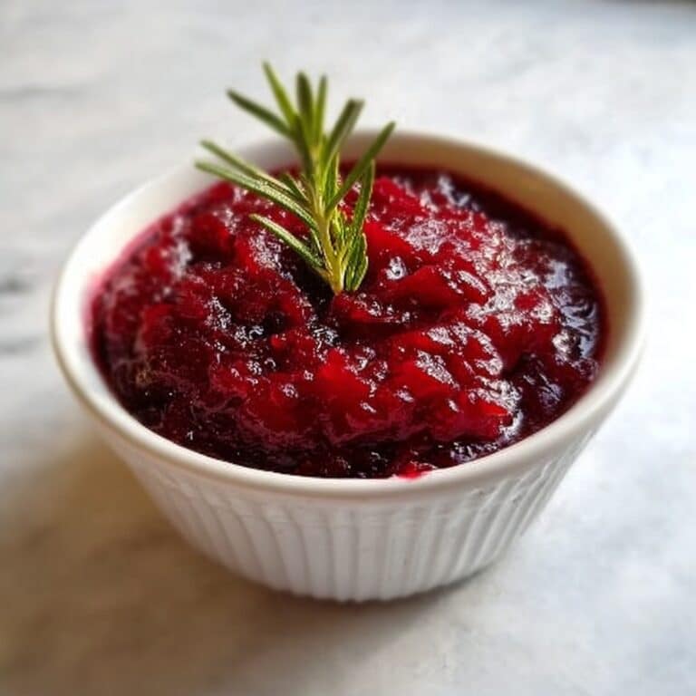 Maple Cranberry Butter Sauce Recipe