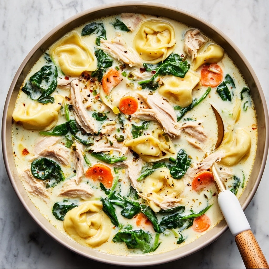Creamy Chicken Tortellini Soup Recipe
