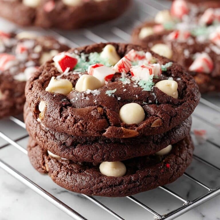 Peppermint Hot Chocolate Cookies Recipe