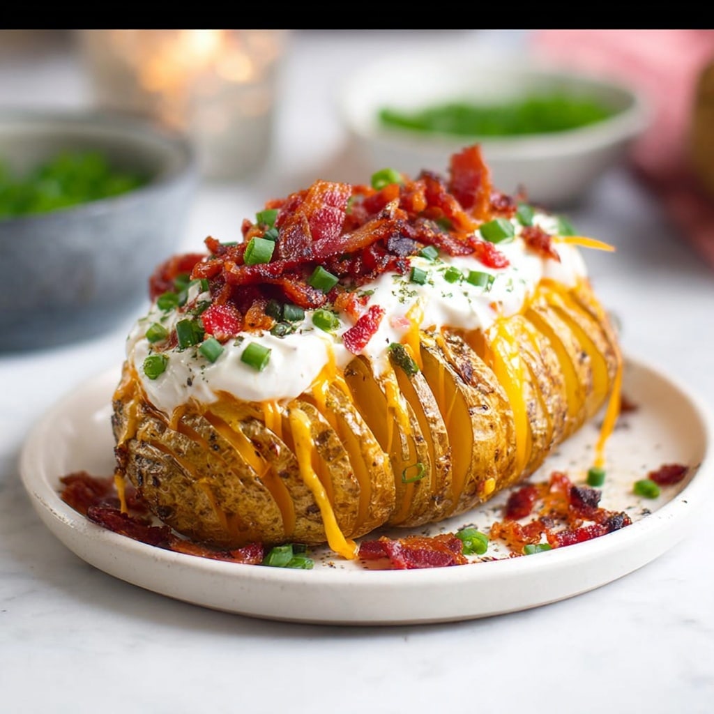 Loaded Hasselback Potatoes Recipe