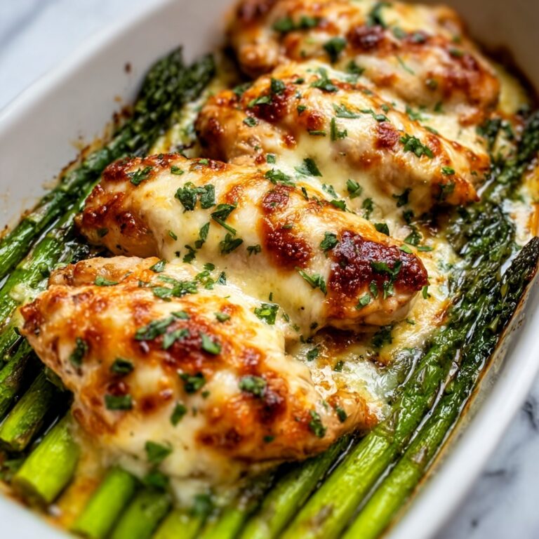 Caesar Chicken with Asparagus Recipe