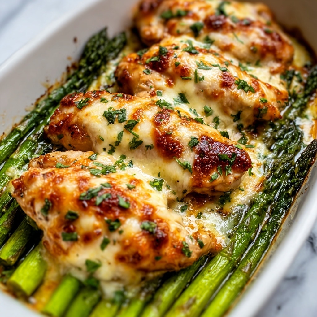 Caesar Chicken with Asparagus Recipe