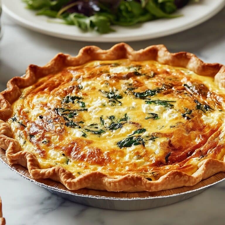 Ricotta Spinach Quiche Recipe
