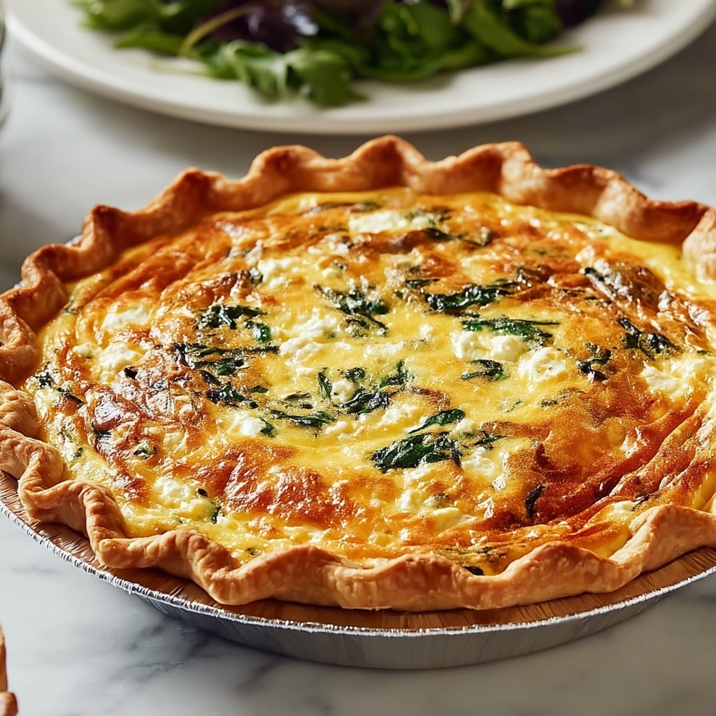Ricotta Spinach Quiche Recipe