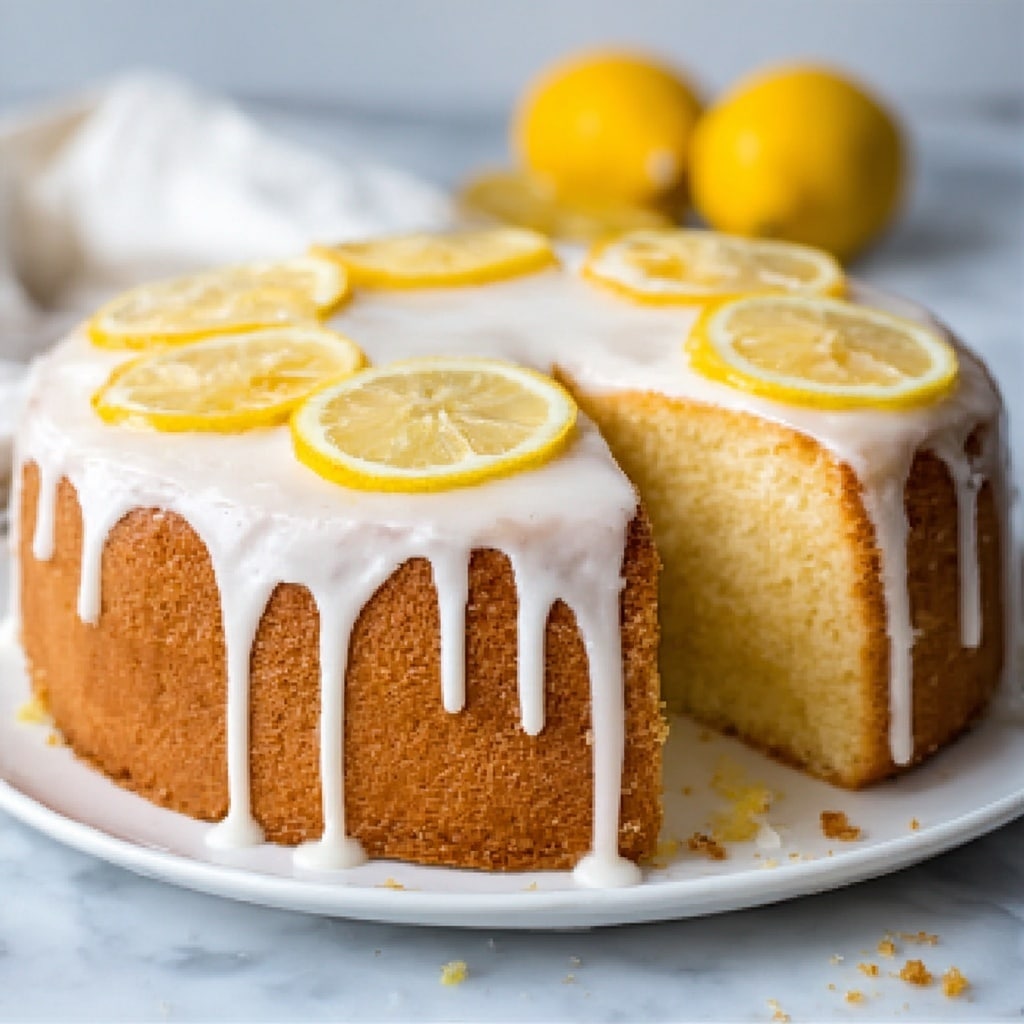Lemon Cream Cheese Pound Cake Recipe