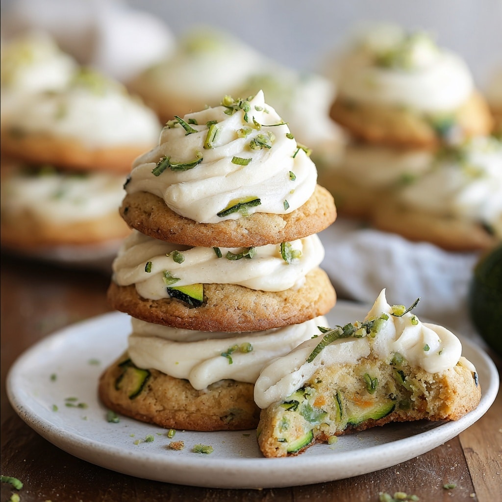 Zucchini Cookies with Cream Cheese Frosting Recipe