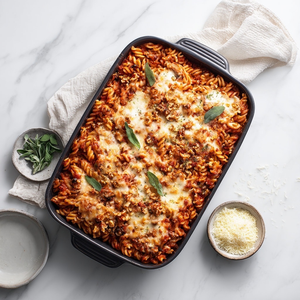 Pasta Bake with Pumpkin Tomato Sauce Recipe - Recipe Image