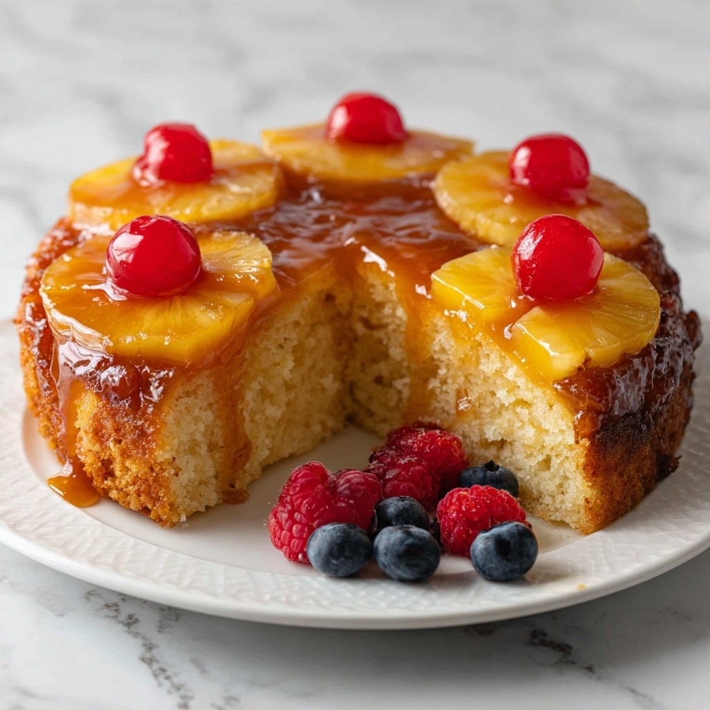 Pineapple Upside-Down Cake Recipe - Recipe Image