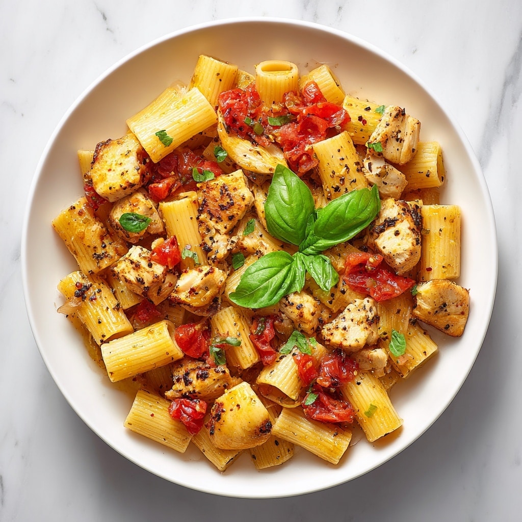 Bruschetta Chicken Pasta Recipe - Recipe Image