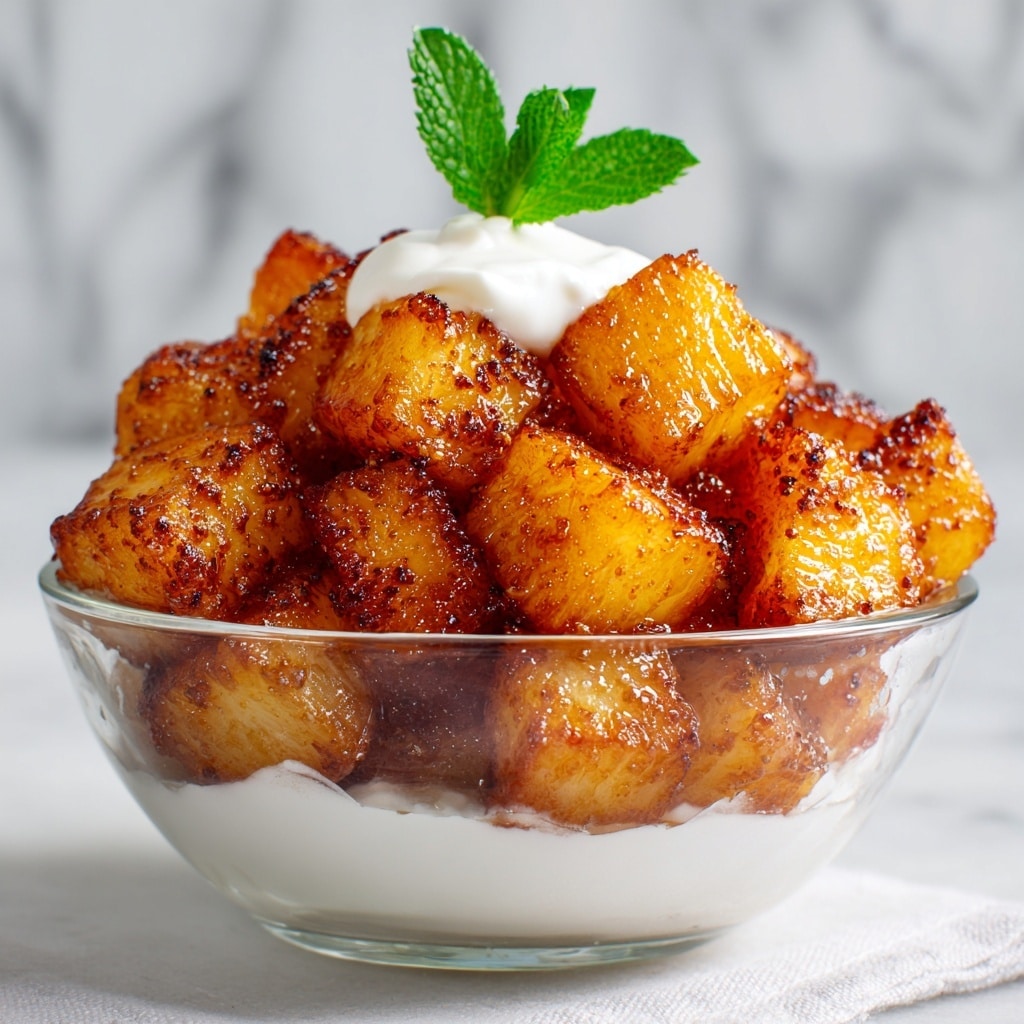 Cinnamon Fried Pineapple Recipe - Recipe Image