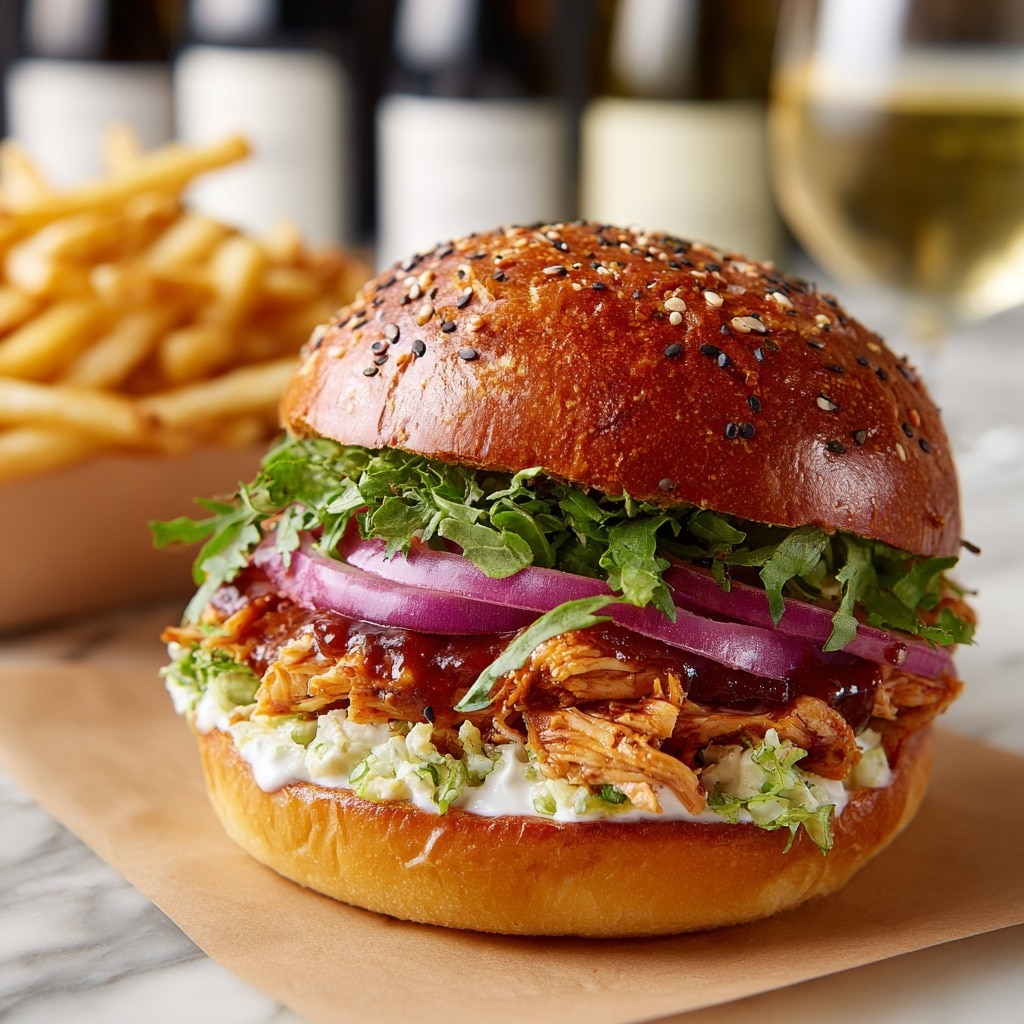 BBQ Ranch Chicken Sandwich Recipe - Recipe Image