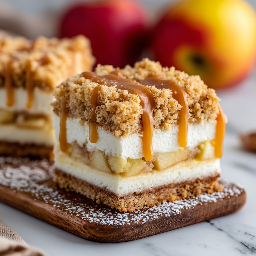 Salted Caramel Apple Pie Cheesecake Recipe - Recipe Image
