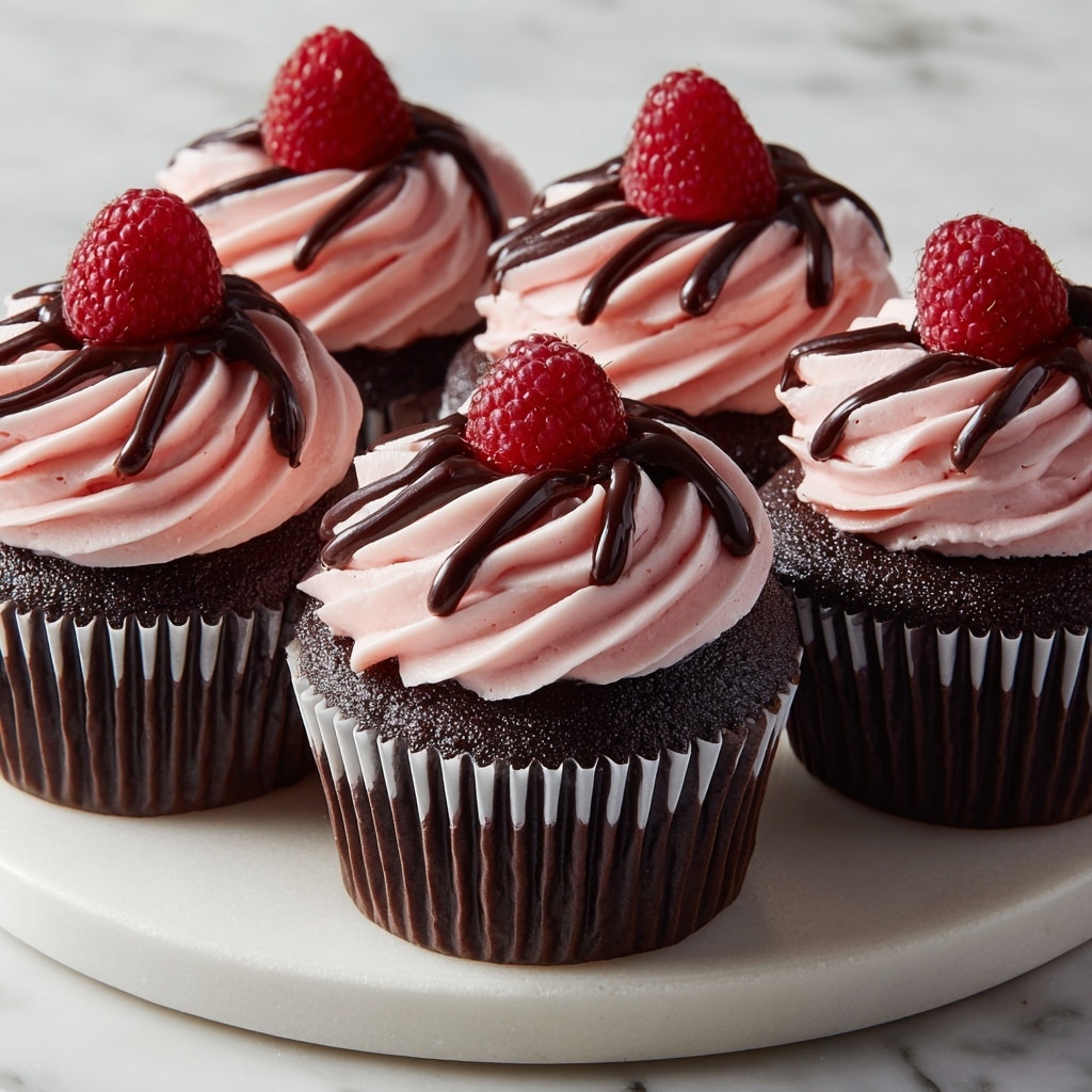 Chocolate Raspberry Cupcakes Recipe - Recipe Image