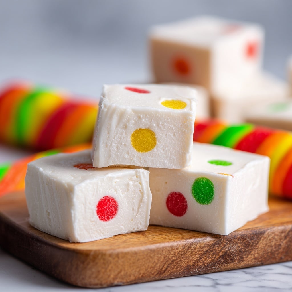 Christmas Gumdrop Nougat Candy Recipe - Recipe Image