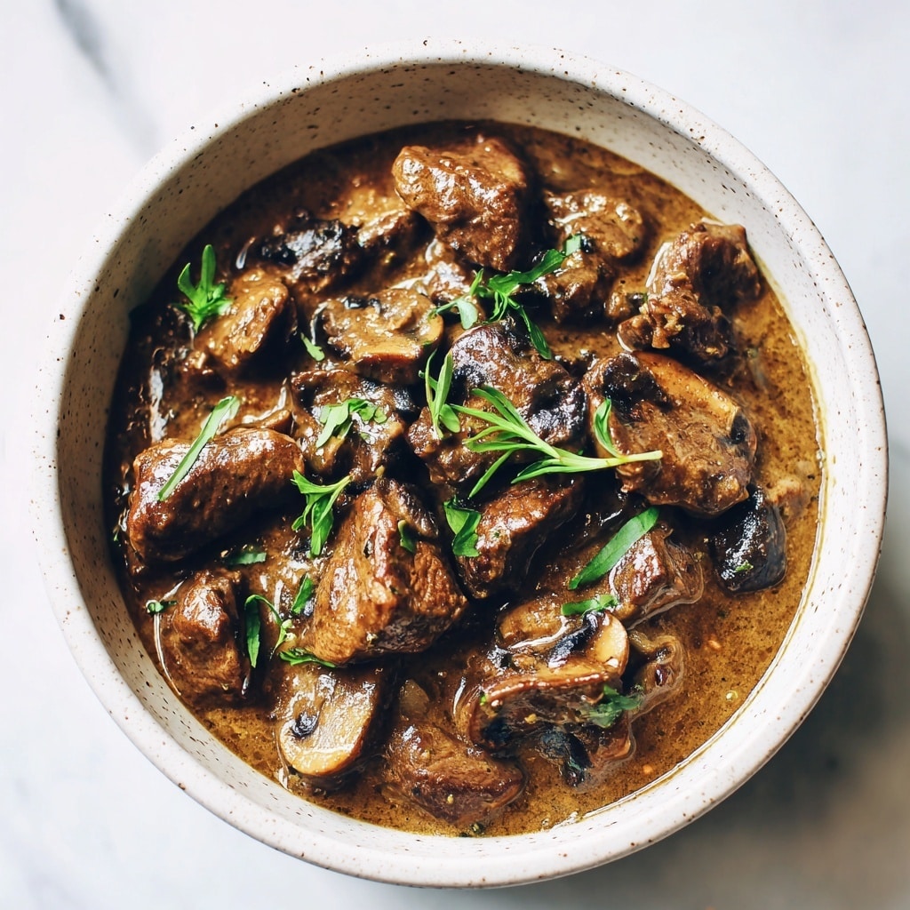 Keto Beef and Mushroom Soup Recipe - Recipe Image