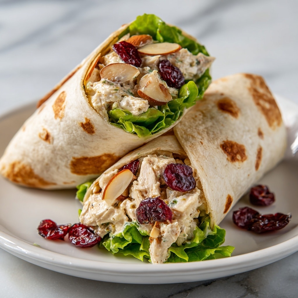Cranberry Pecan Chicken Salad Wraps Recipe - Recipe Image