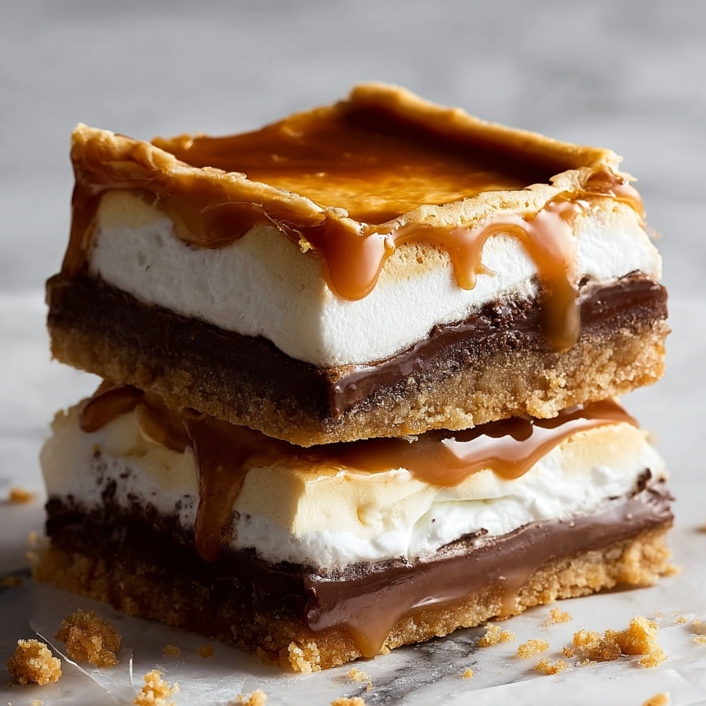 Decadent Caramel Cheesecake Bars Recipe - Recipe Image