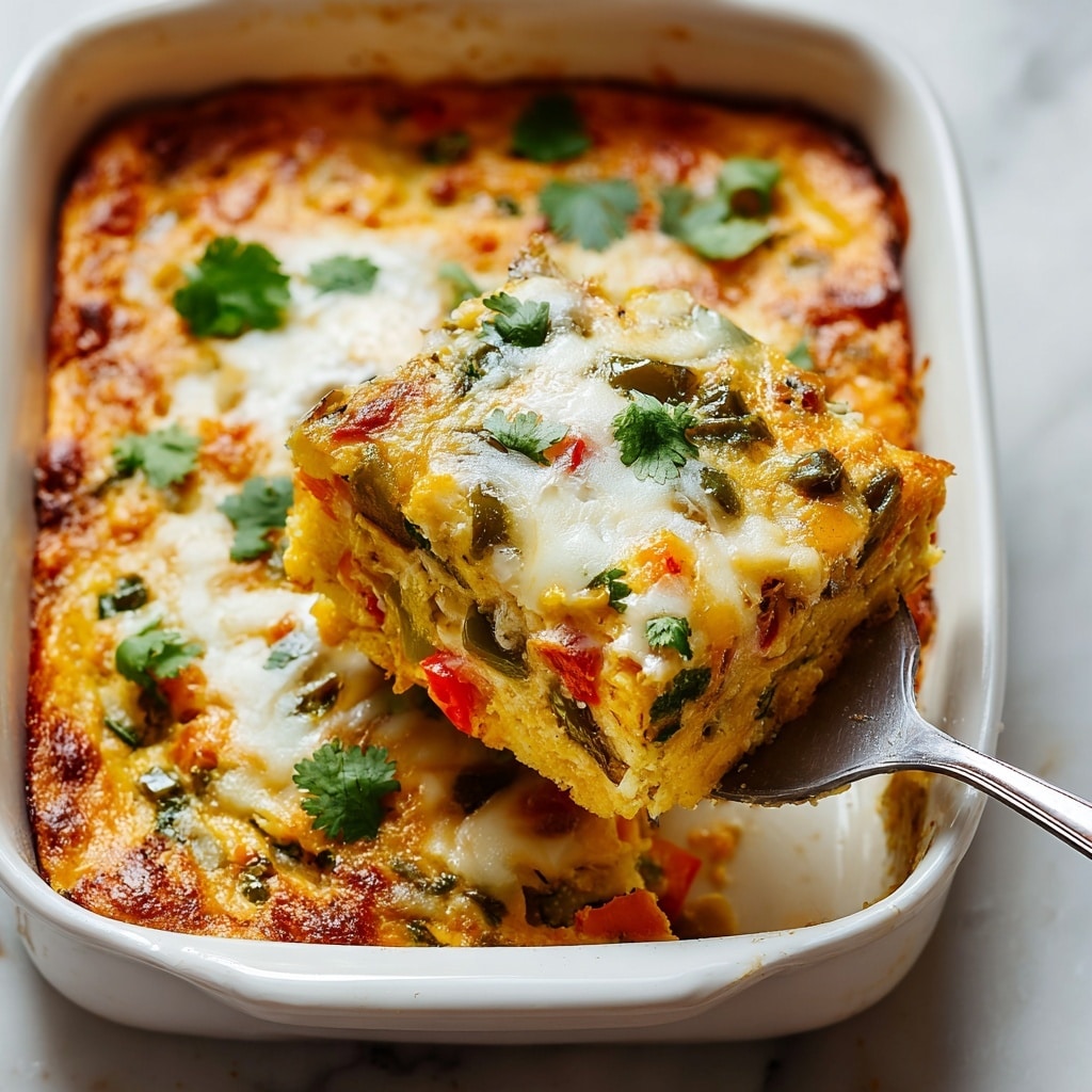 Delicious Chile Relleno Casserole Recipe - Recipe Image