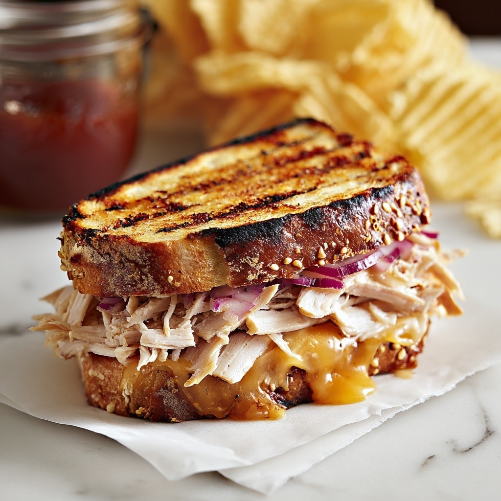 Grilled Turkey Reuben Sandwich Recipe - Recipe Image